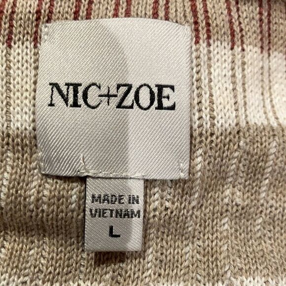 NIC + ZOE Woman’s FALL AIR CARDIGAN Size: Large - Picture 6 of 7